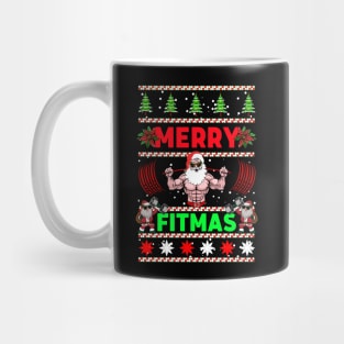 Christmas Santa Merry Fitmas Mug